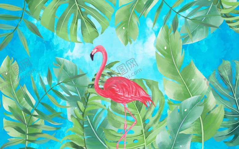 编号：60482509090156229098【酷图网】源文件下载-文艺北欧背景墙壁纸