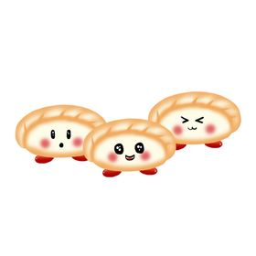 饺子鲜虾素煎海报山东