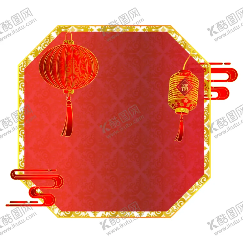 编号：99294409261158447750【酷图网】源文件下载-新年海报背景元素PNG素材