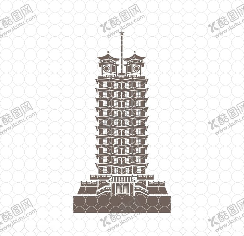 编号：62445010042001553214【酷图网】源文件下载-郑州二七纪念塔