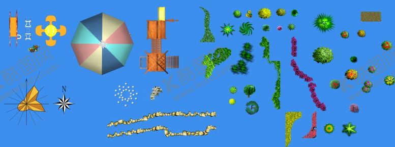 编号：13980910011140381549【酷图网】源文件下载-景观规划平面彩图