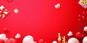 红色喜庆背景