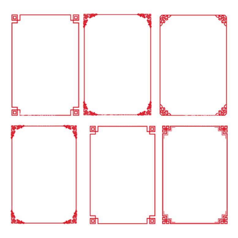 编号：51940309252358222649【酷图网】源文件下载-中国风边框