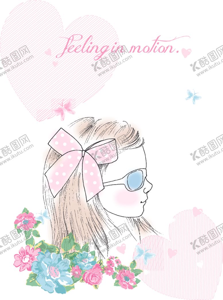 编号：55454210050434379831【酷图网】源文件下载-卡通女孩字母可爱印花