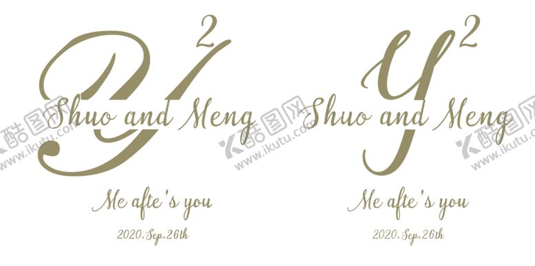 编号：21697107030754496545【酷图网】源文件下载-婚礼logo
