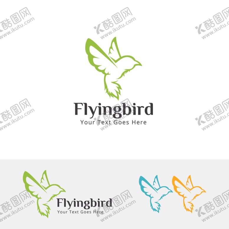 编号：10667607040339519028【酷图网】源文件下载-禽类LOGO标志