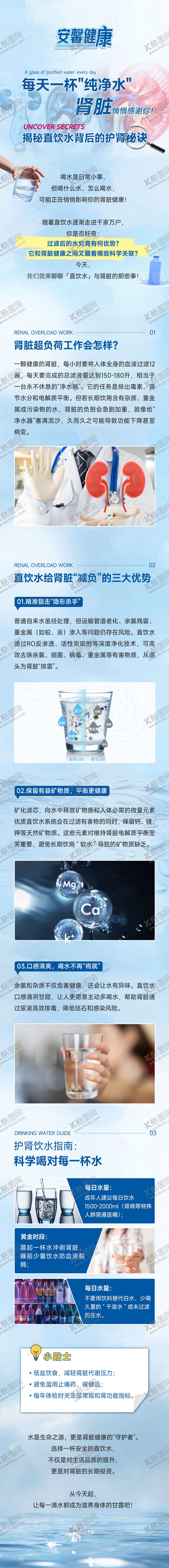 编号：34923207121428031450【酷图网】源文件下载-饮水对肾脏的影响