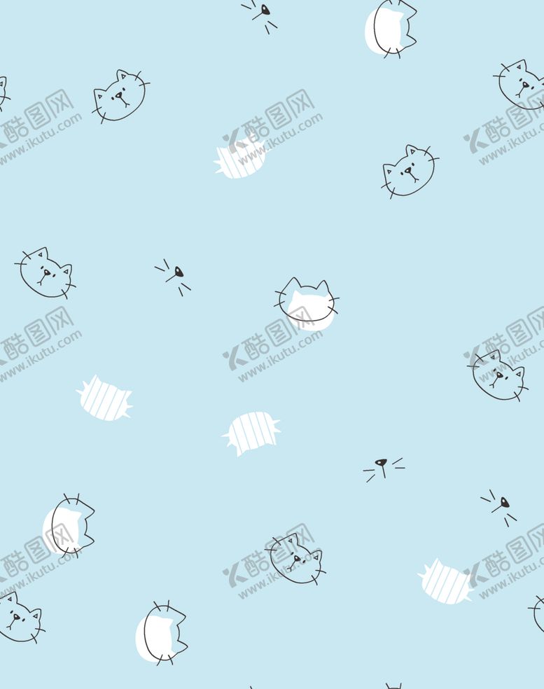 编号：67154005010213585843【酷图网】源文件下载-无缝高清猫头