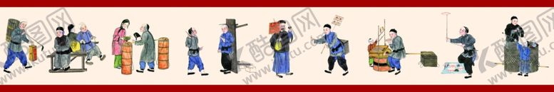 编号：15632407121616138085【酷图网】源文件下载-古代市井人物