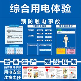综合用电安全知识宣传板