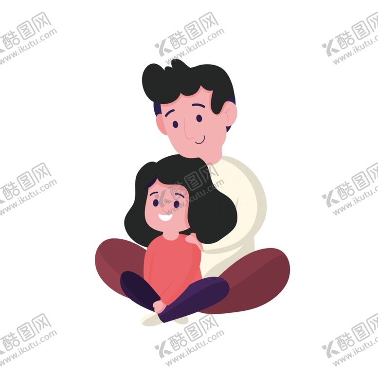 编号：93656706270542118193【酷图网】源文件下载-父亲节插画