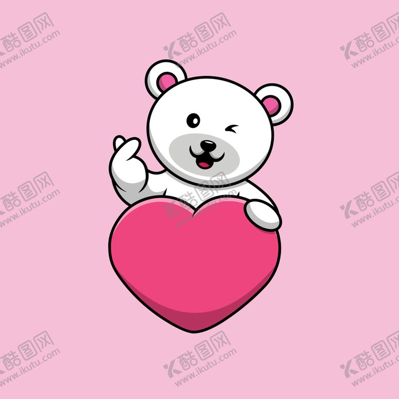 编号：08429510081047374852【酷图网】源文件下载-卡通北极熊