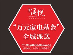 地产西瓜贴异形手举牌