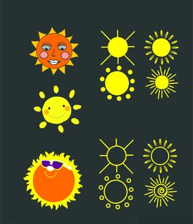 太阳矢量图
