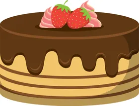 卡通甜品免抠图蛋糕插图