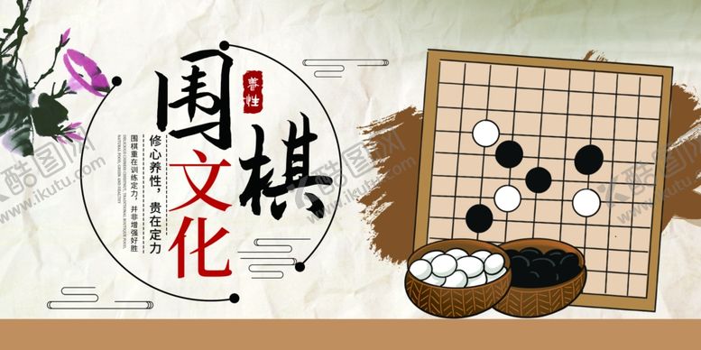 编号：74716110221649057115【酷图网】源文件下载-围棋文化展板