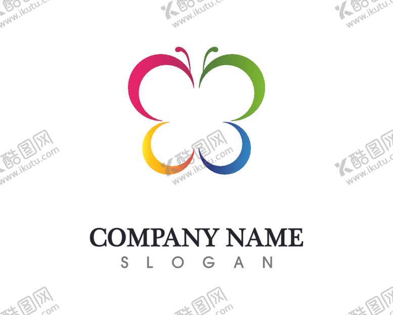 编号：66419609271221201028【酷图网】源文件下载-蝴蝶logo