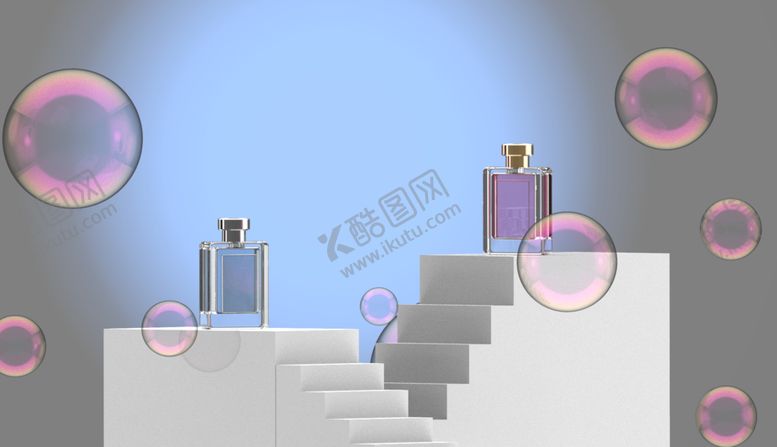 编号：49528612181159153789【酷图网】源文件下载-香水瓶场景