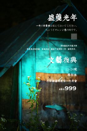 盛夏光年活动促销宣传海报素材