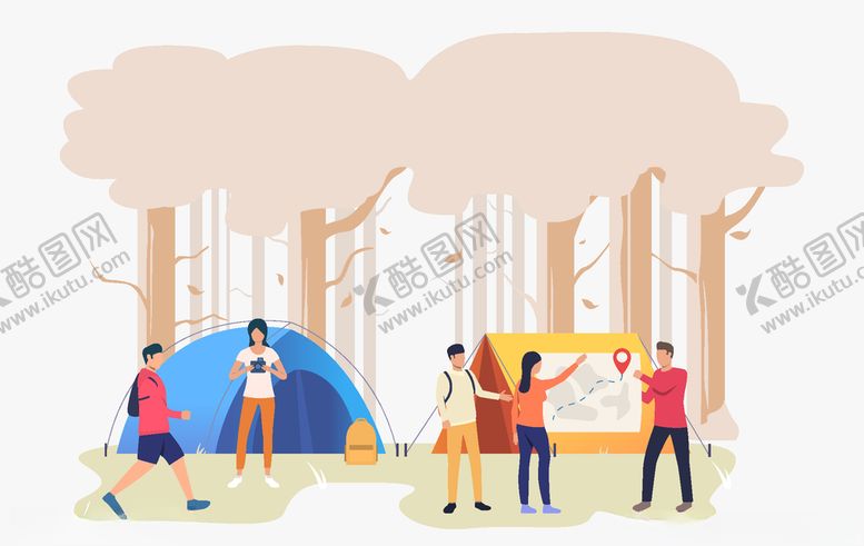 编号：21071809121313585130【酷图网】源文件下载-露营