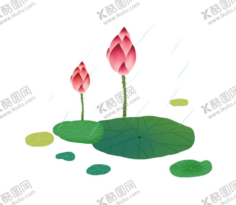 编号：76807904221505253225【酷图网】源文件下载-荷花元素