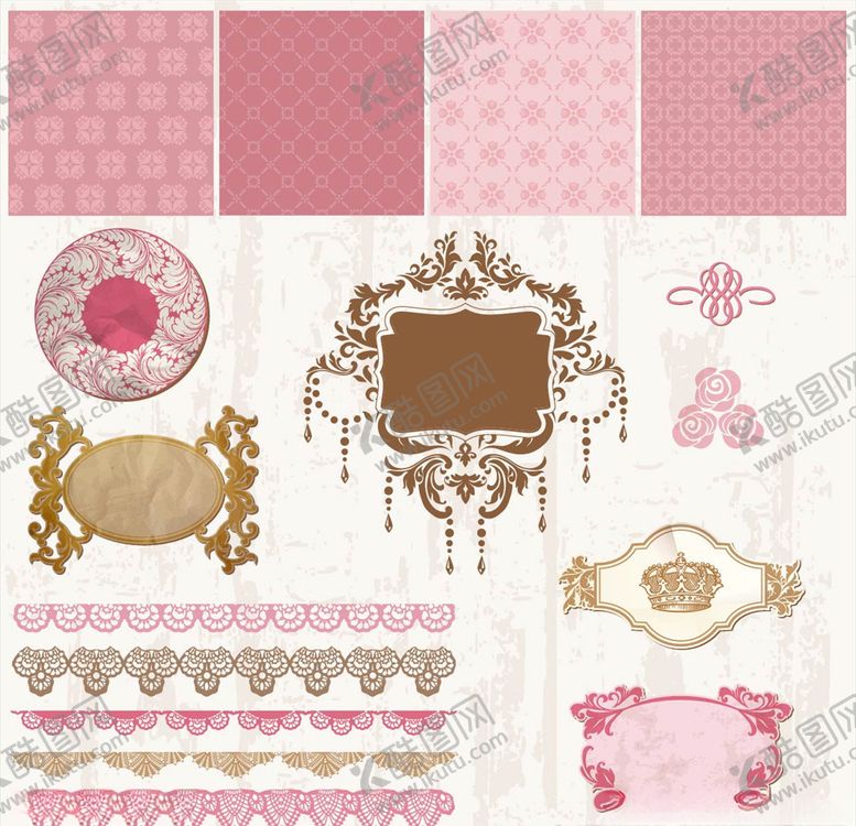 编号：96374309121012088202【酷图网】源文件下载-雷丝花纹