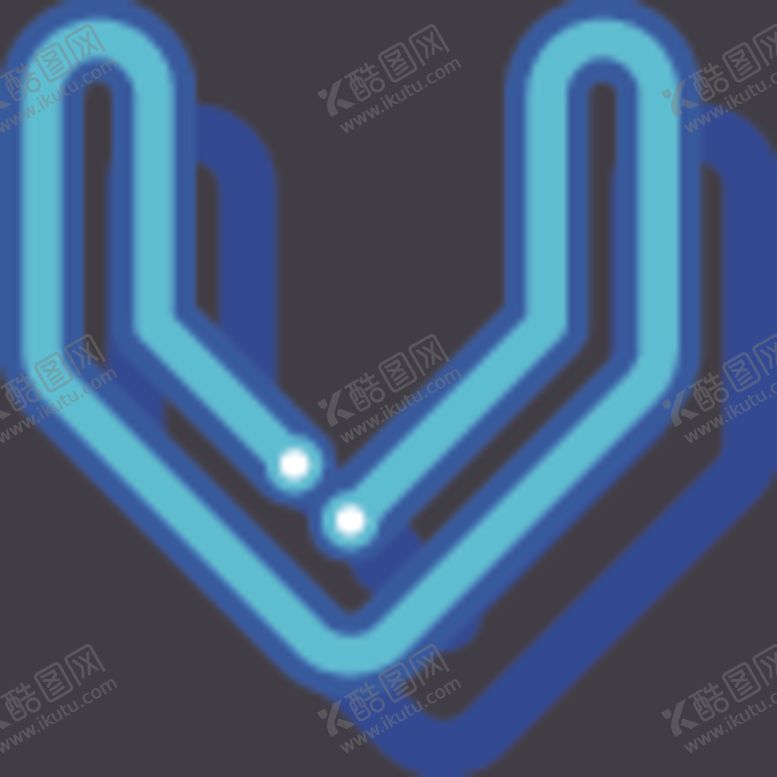 编号：81172005181813157656【酷图网】源文件下载-霓虹灯字母V