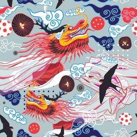 龙头插画