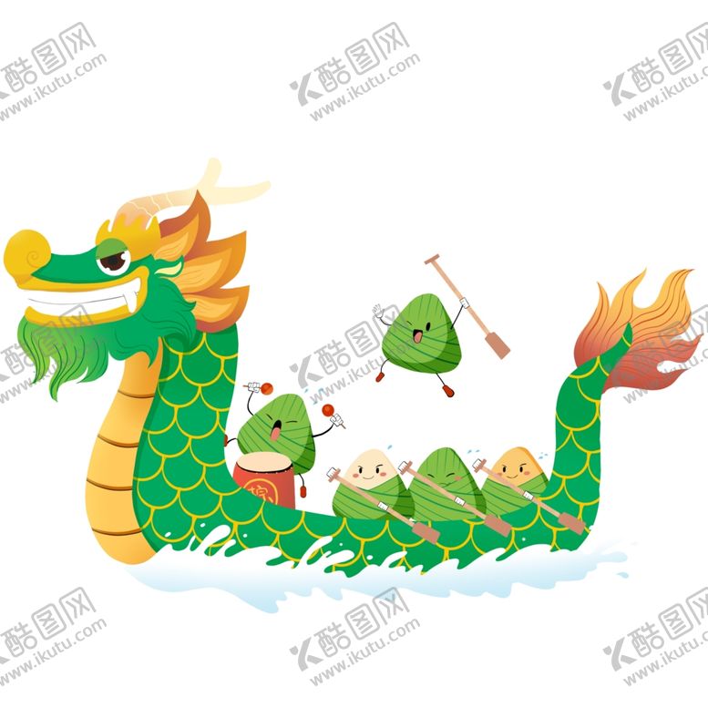 编号：71368501300651065825【酷图网】源文件下载-端午节龙舟