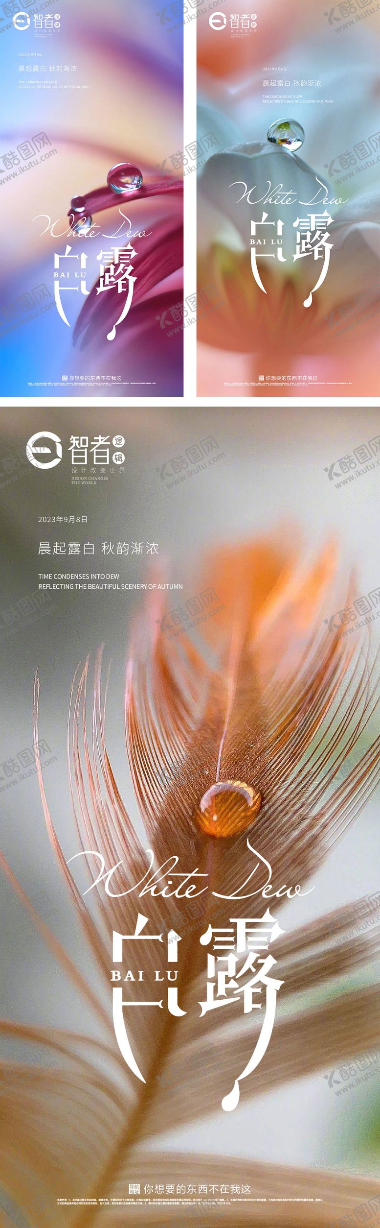 编号：33355409041706051930【酷图网】源文件下载-白露海报