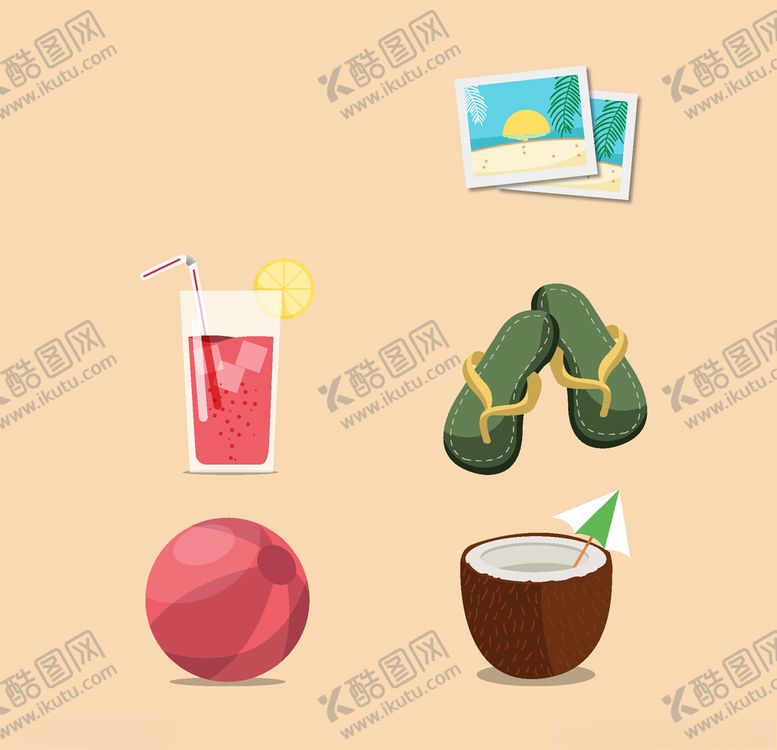 编号：67420307051515292421【酷图网】源文件下载-夏日元素