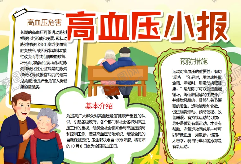 编号：39401504271737267662【酷图网】源文件下载-健康小报