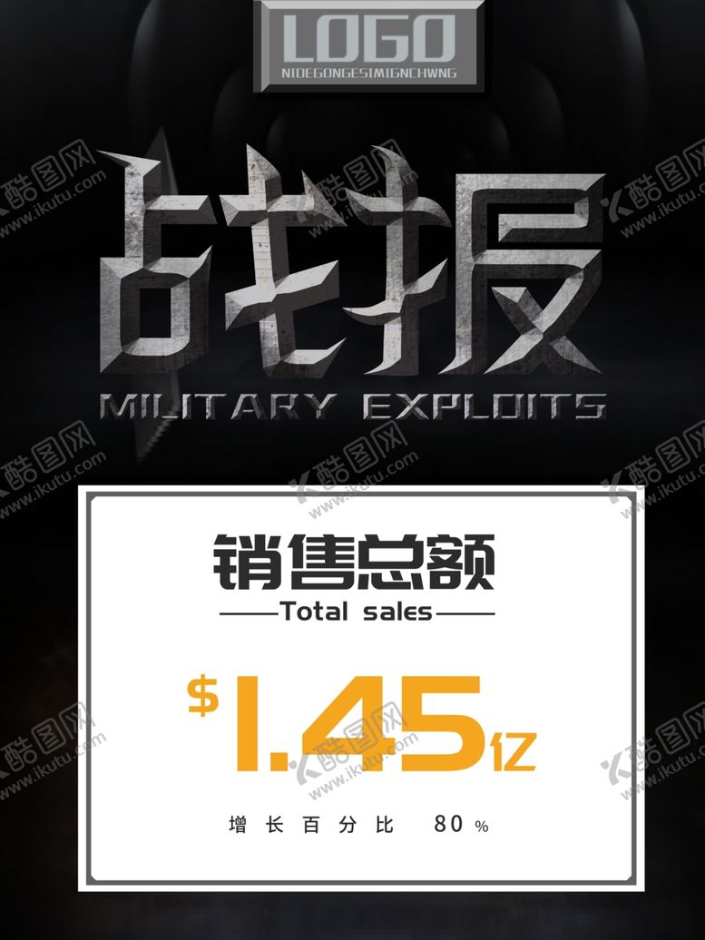 编号：40866310181812552132【酷图网】源文件下载-销售战报
