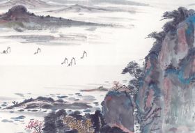 山水画 水墨山水  国画图片