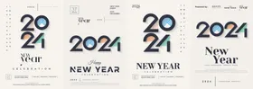 2024年背景封面AI龙字体