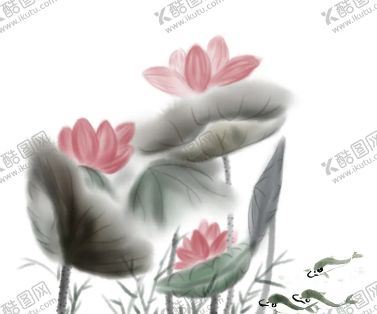 编号：84235112161020305740【酷图网】源文件下载-手绘荷花