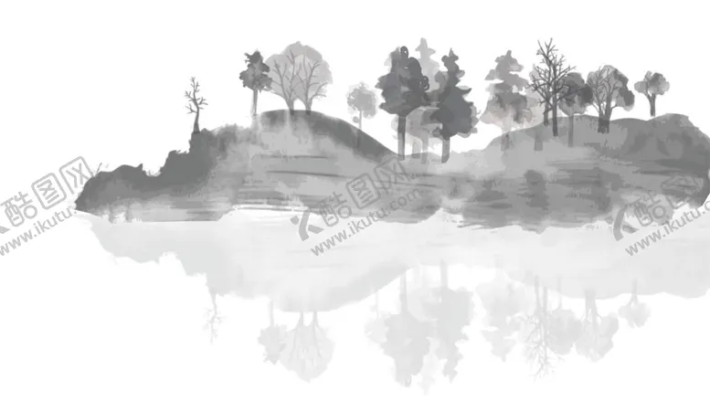 编号：60856311281731306255【酷图网】源文件下载-手绘山水风景水彩图