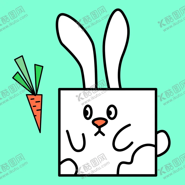 编号：97017511111612232572【酷图网】源文件下载-方块兔子