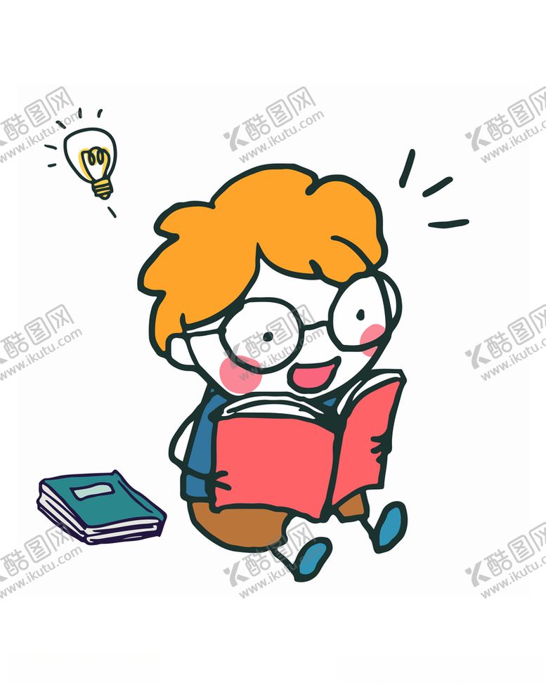 编号：85053209281243357668【酷图网】源文件下载-世界儿童日卡通儿童读书教育素材