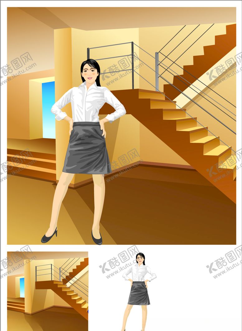 编号：43603409201538545181【酷图网】源文件下载-插画人物