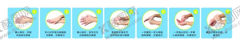 编号：55347407081242079917【酷图网】源文件下载-七步洗手法