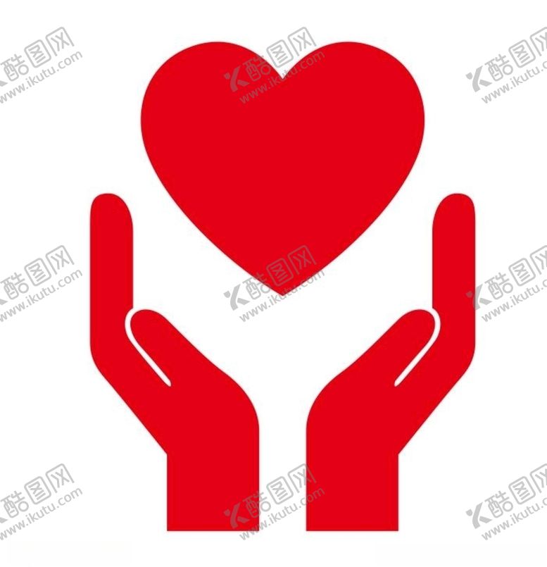 编号：69799705151939439084【酷图网】源文件下载-矢量托举爱心