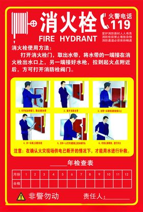 消火栓设计防警使用方法