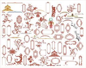 角花边框花纹花边