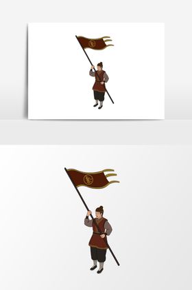 淡彩国画人物