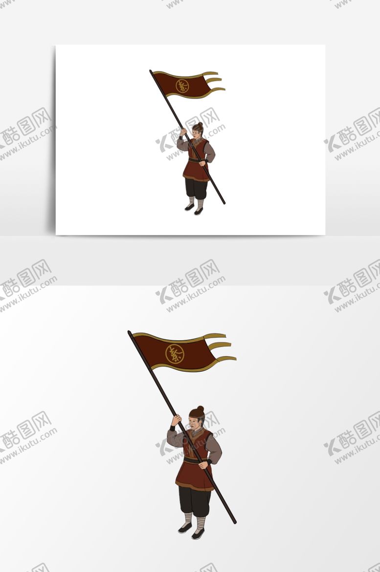 编号：57326707040235551224【酷图网】源文件下载-淡彩国画人物