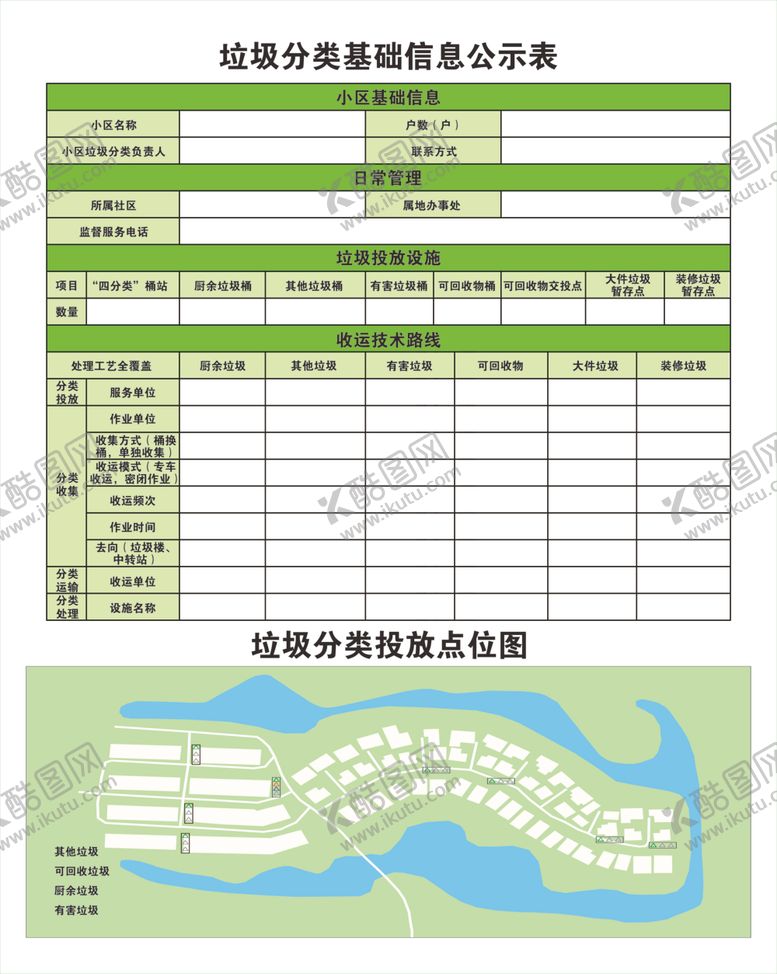 编号：11080307051159029836【酷图网】源文件下载-垃圾分类公示图
