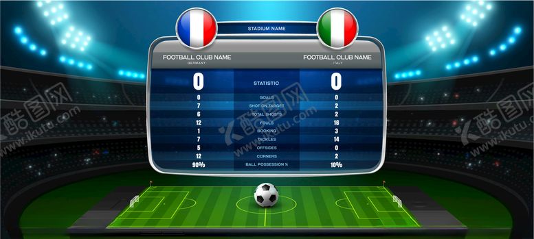 编号：67463510281342348623【酷图网】源文件下载-足球赛况