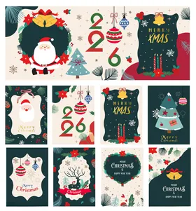 圣诞主题节日装饰设计素材