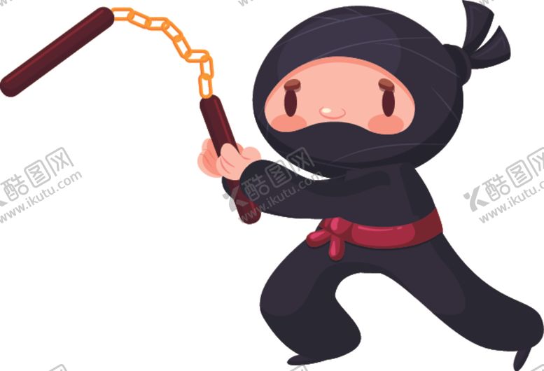 编号：38927209150110367166【酷图网】源文件下载-卡通忍者